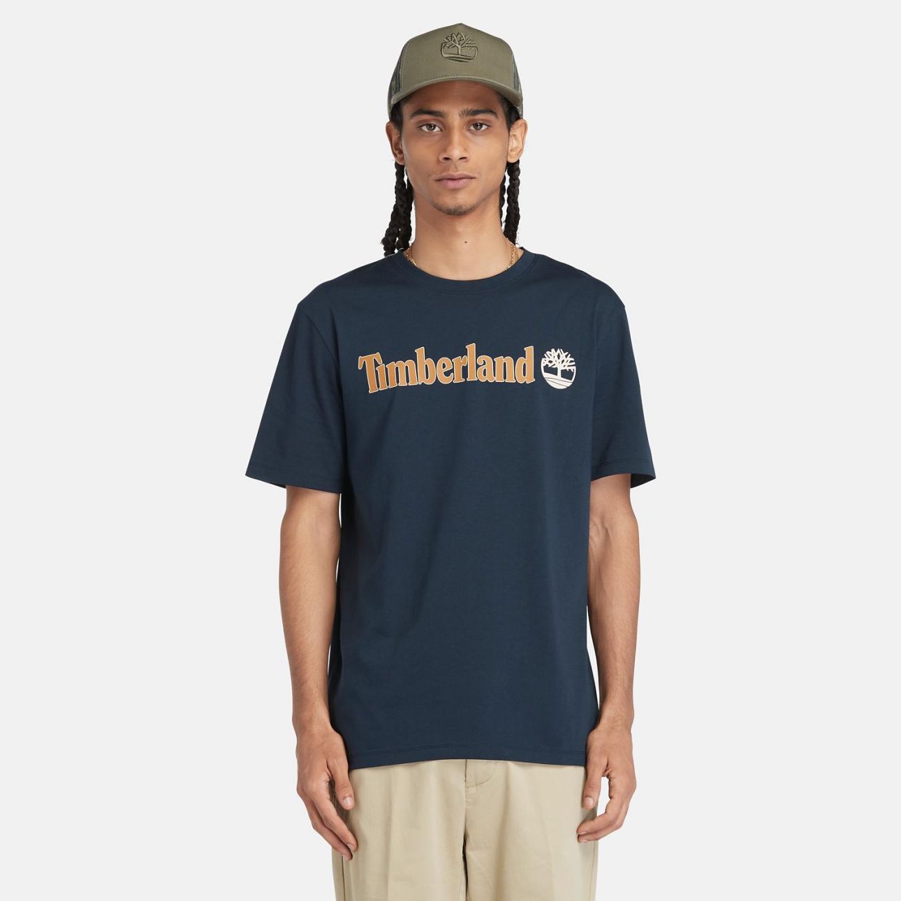CAMISETA MASCULINO TIMBERLAND LINEAR LOGO